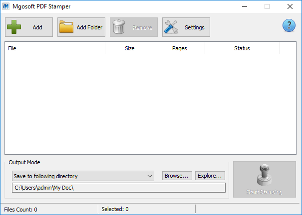 Mgosoft PDF Stamper 7.0.10