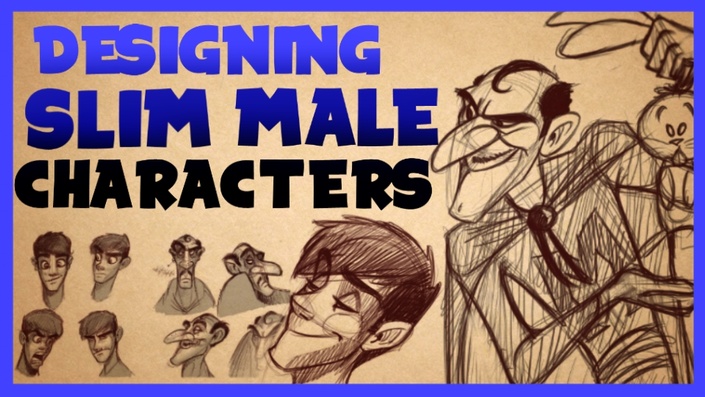 Toonbox Studio - Designing The Male Character: Slim Characters