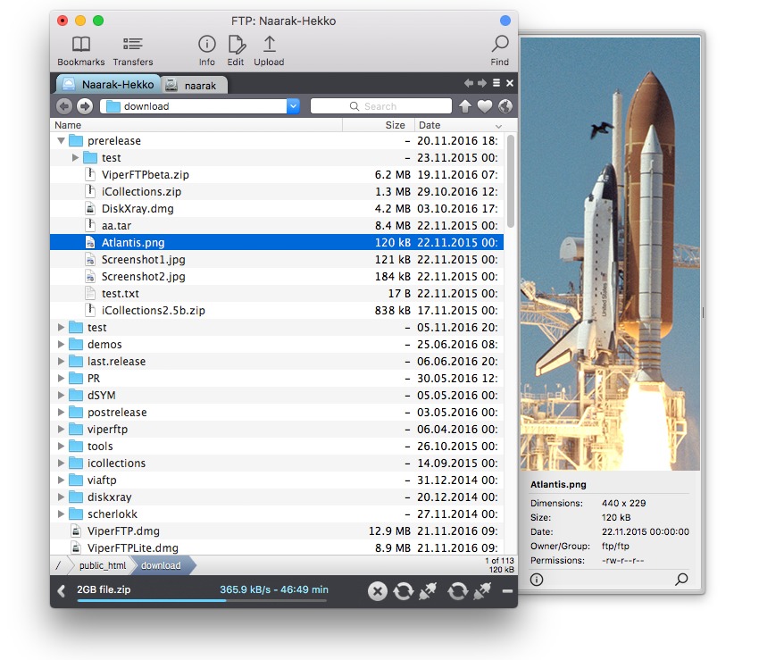 Viper FTP 3.6 Mac OS X