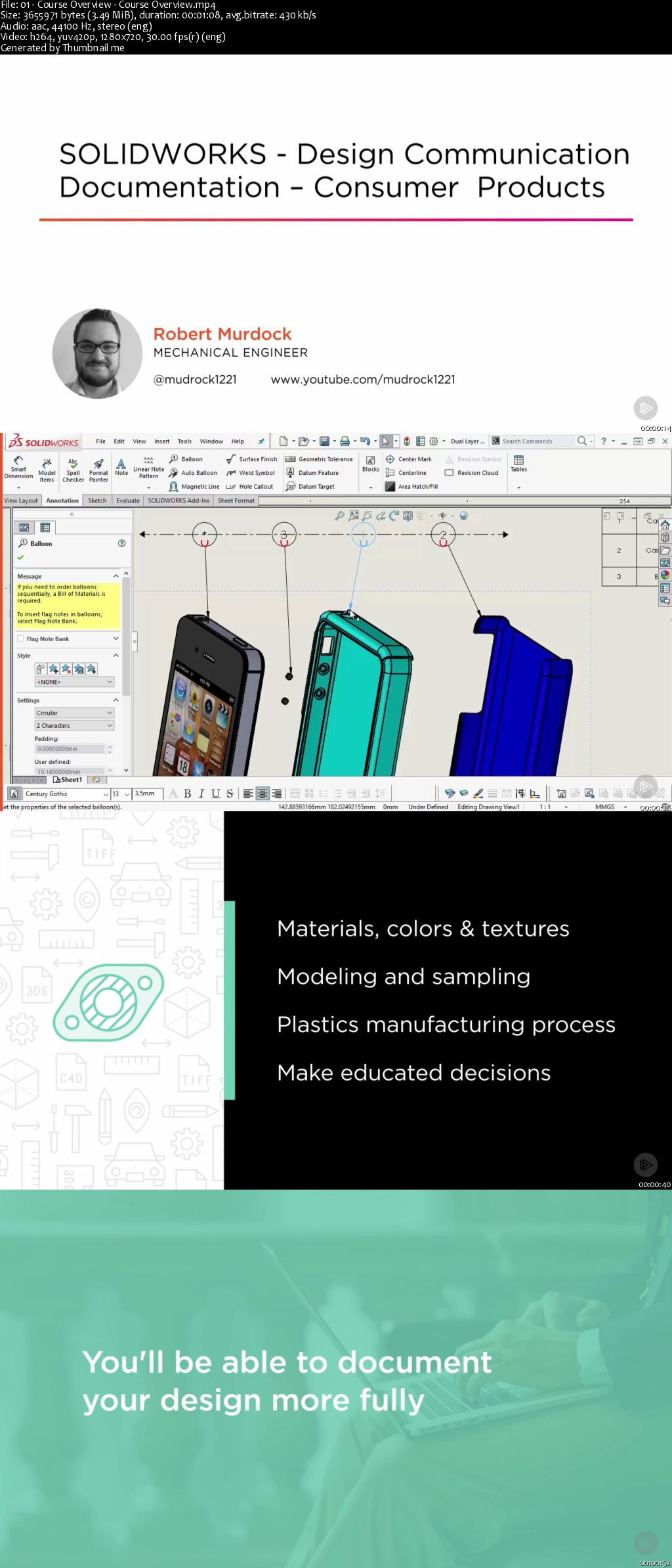 SOLIDWORKS - Design Communication Documentation - Consumer Products