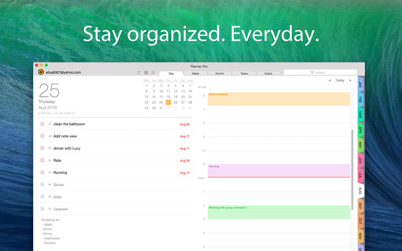 Planner Pro 1.1.1 Mac OS X