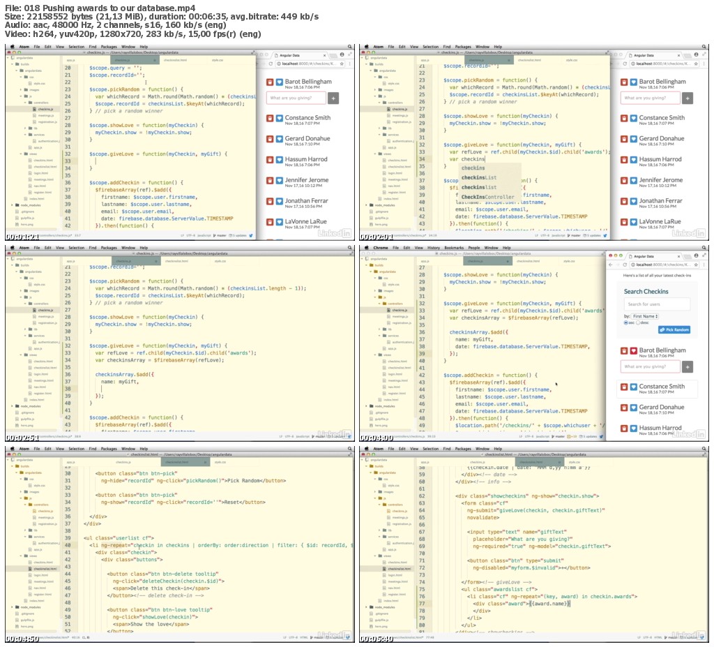 Lynda - AngularJS 1: Building a Data-Driven App