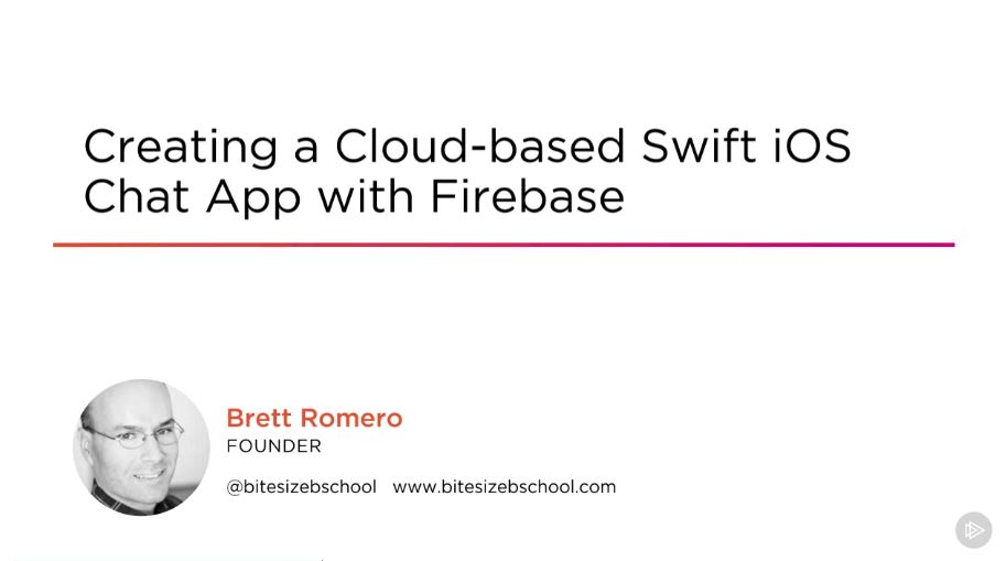 Creating a Cloud-based Swift iOS Chat App with Firebase