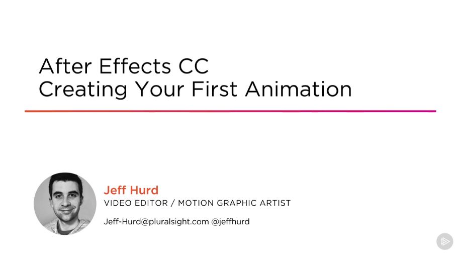 After Effects CC Creating Your First Animation