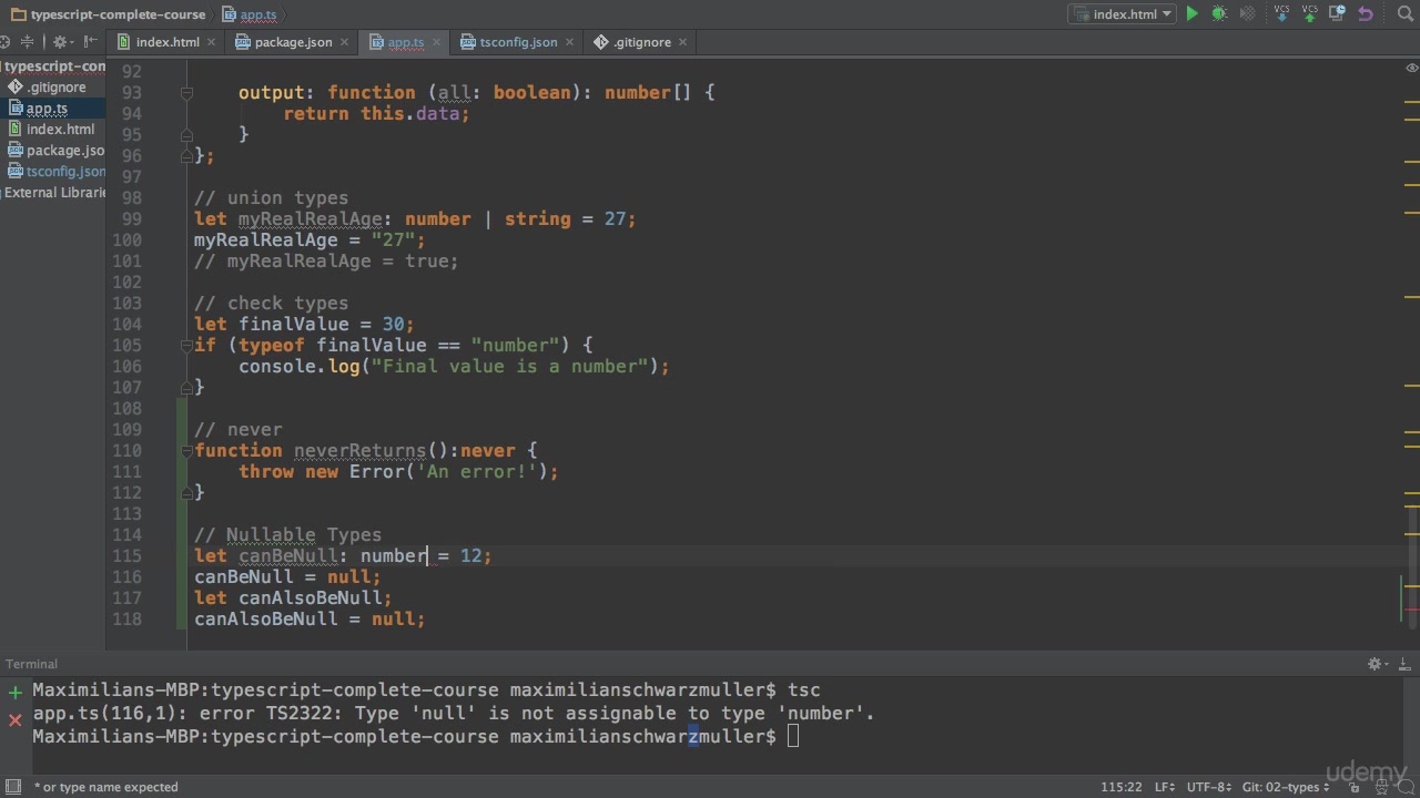 Udemy - Understanding TypeScript