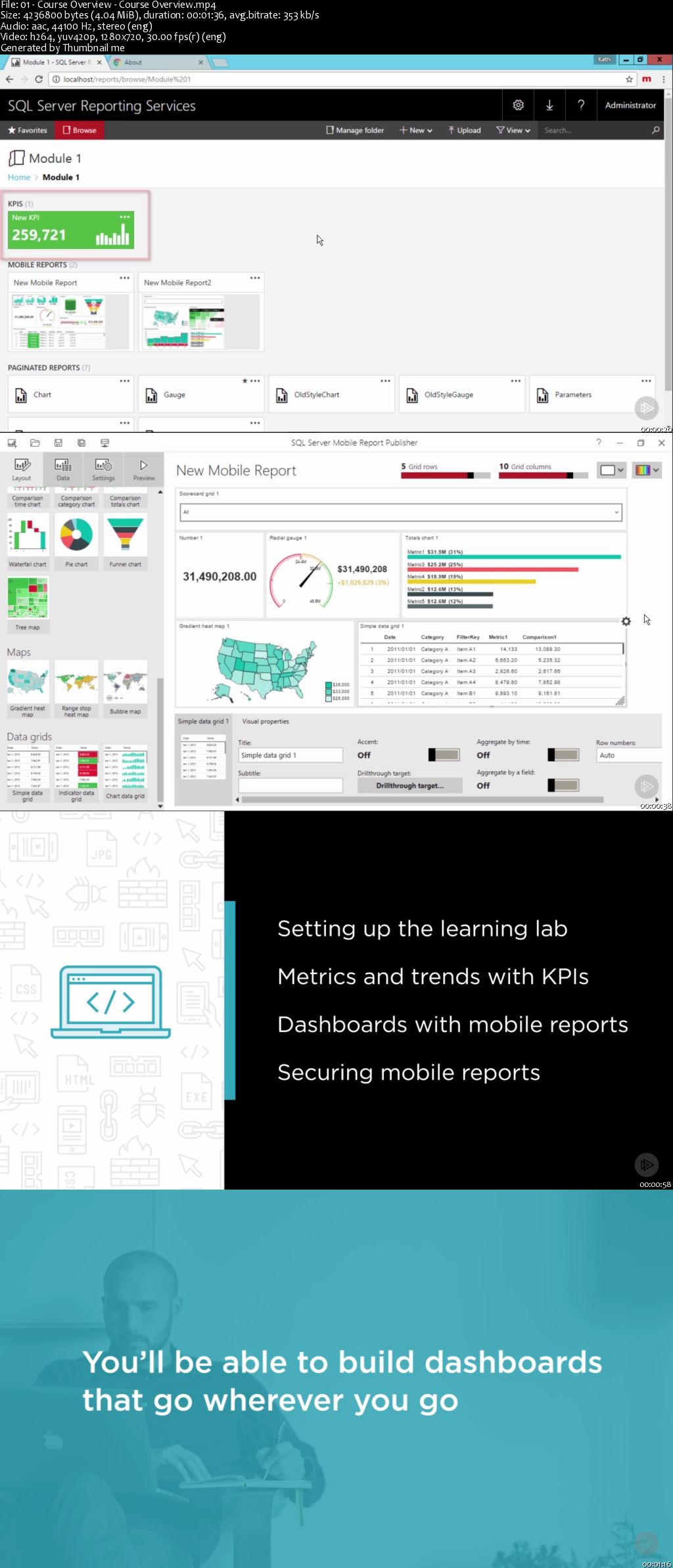 Build and Deploy SSRS Mobile Reports