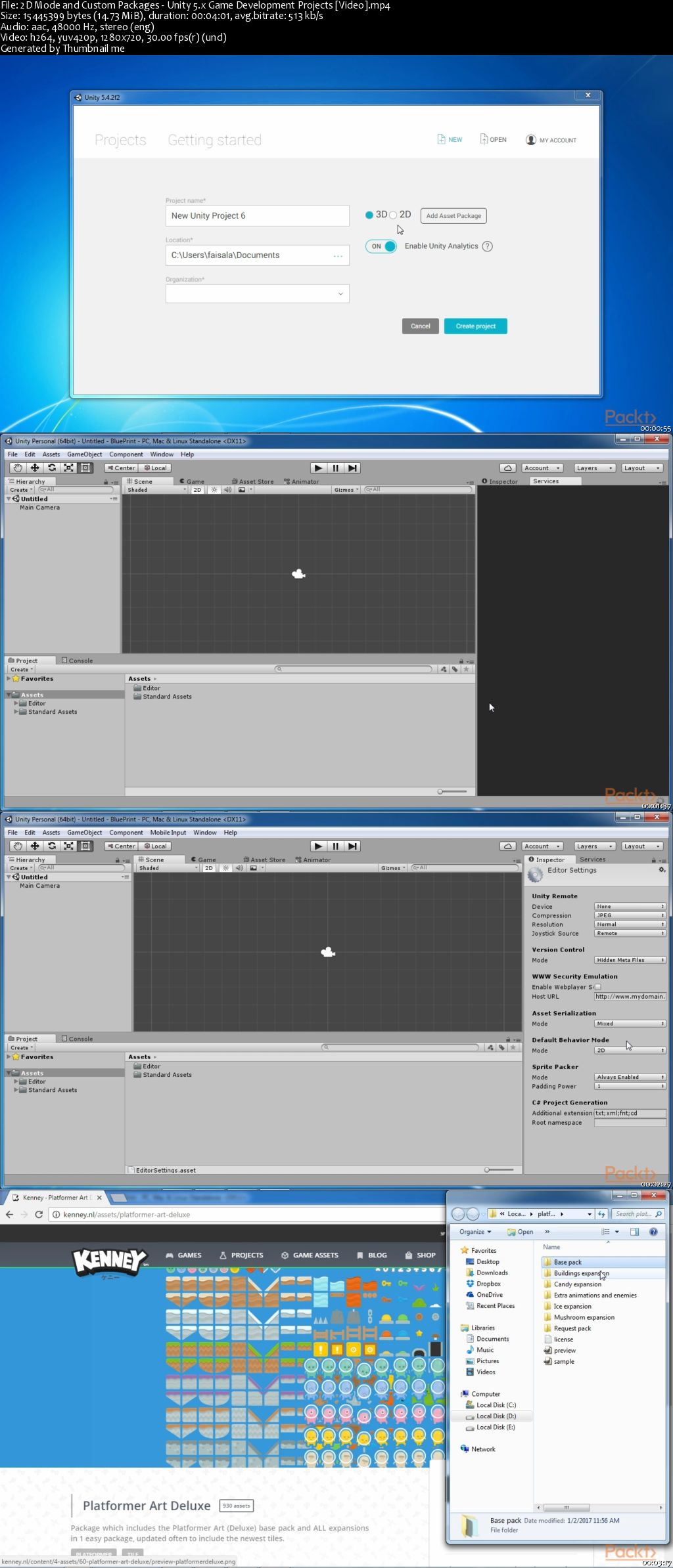 Unity 5.x Game Development Projects