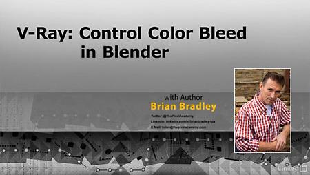 Lynda – V-Ray: Control Color Bleed in Blender