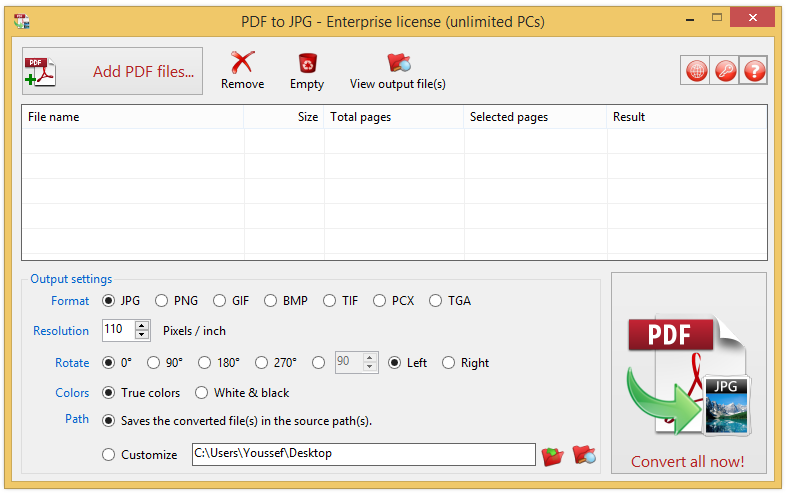 PDF to JPG 10.0 Build 043