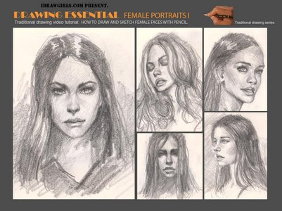 Drawing Essential: Female Portraits