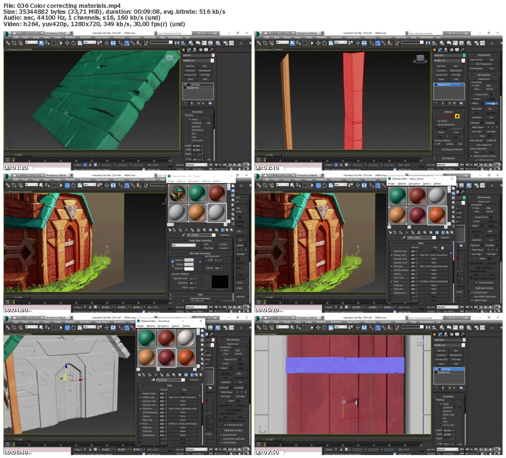 Lynda - 3ds Max: Stylized Environment for Animation