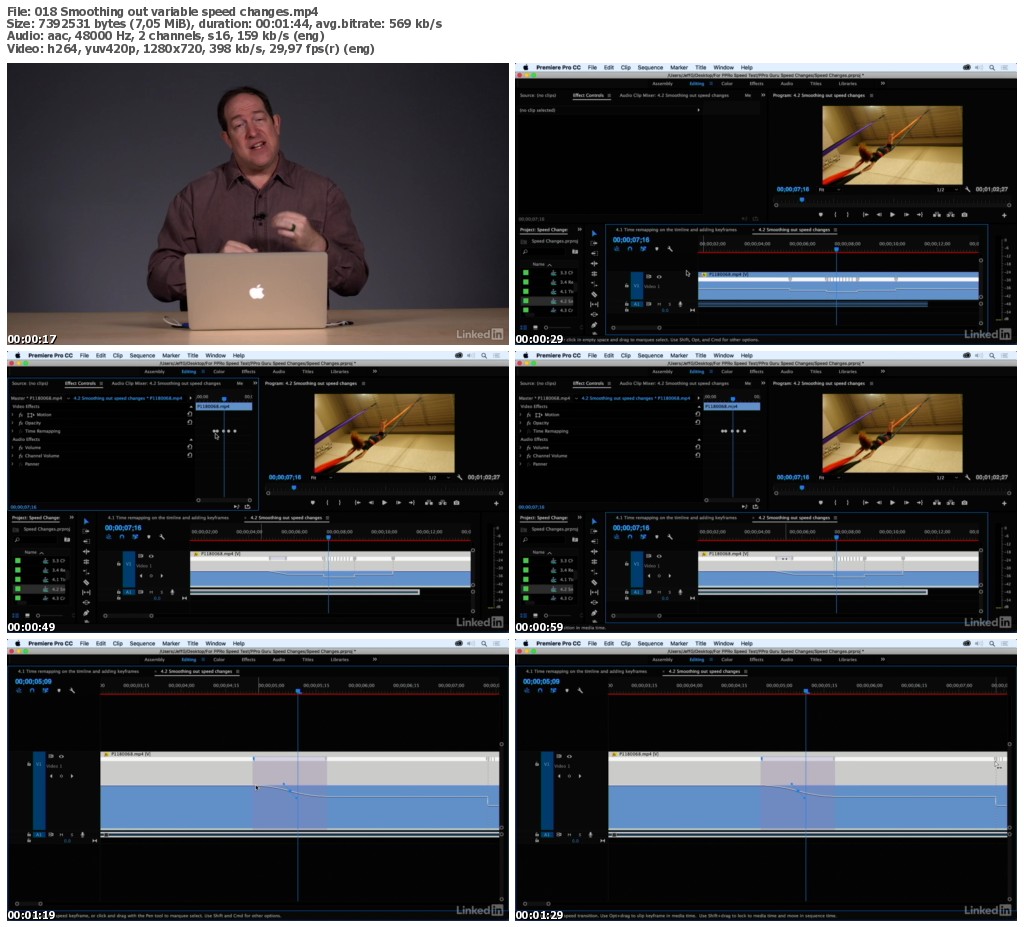 Lynda - Premiere Pro Guru: Speed Changes