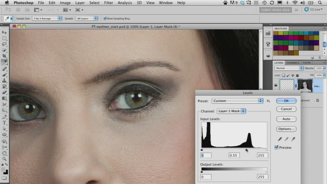 KelbyOne - Creating Digital Makeup Effects in Photoshop