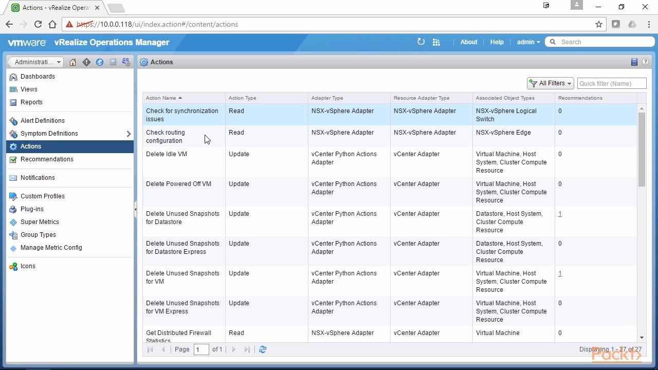 Advanced VMware vRealize Operations Manager