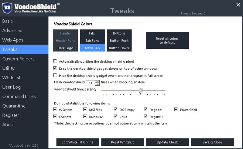 VoodooShield Pro 3.51