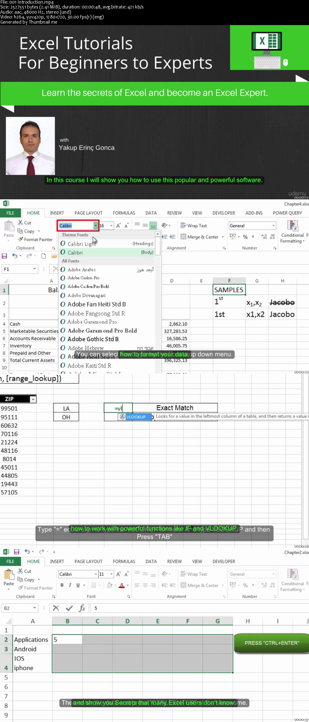 Excel Tutorials For Beginners to Experts