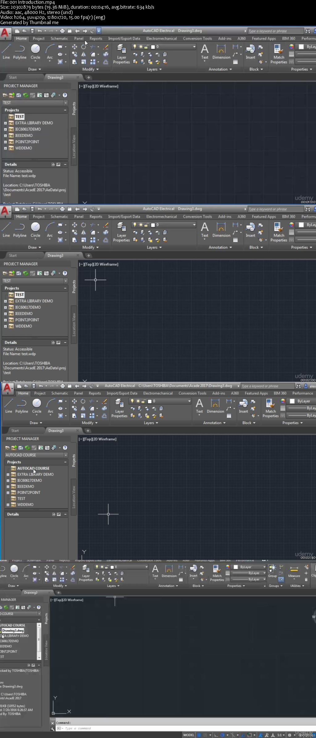 AutoCAD 2D and Autocad Electrical 2017 for beginners