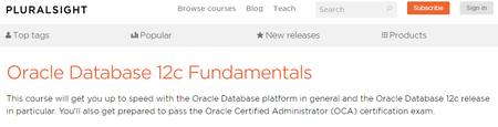 Oracle Database 12c Fundamentals [repost]