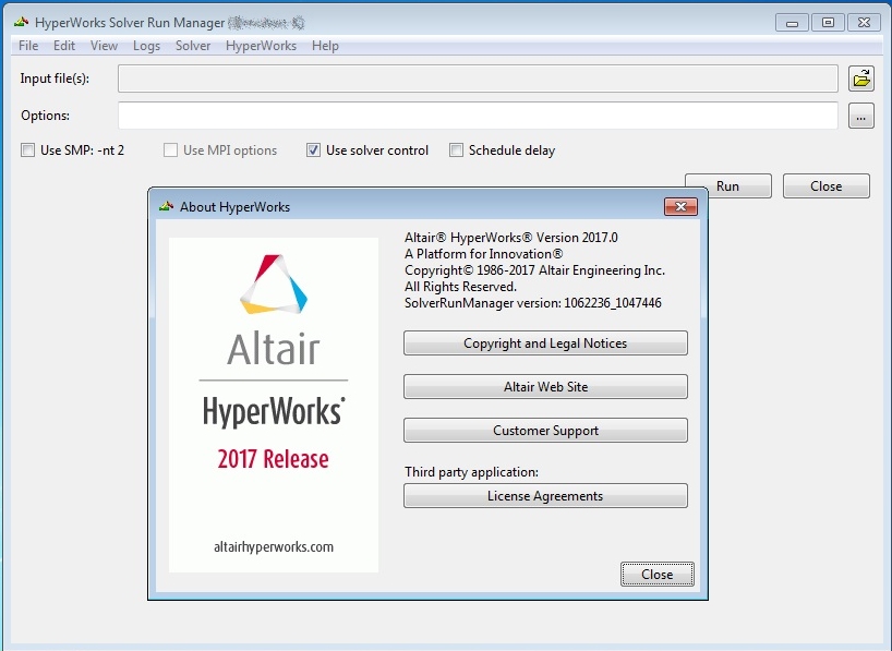 Altair HyperWorks Solvers 2017.0 with Help