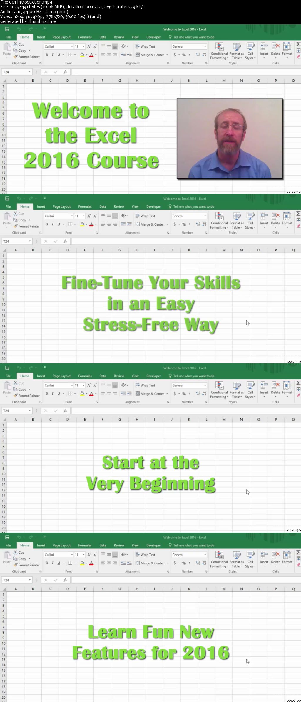 Learn Microsoft Excel 2016: Beginning to Advanced Techniques