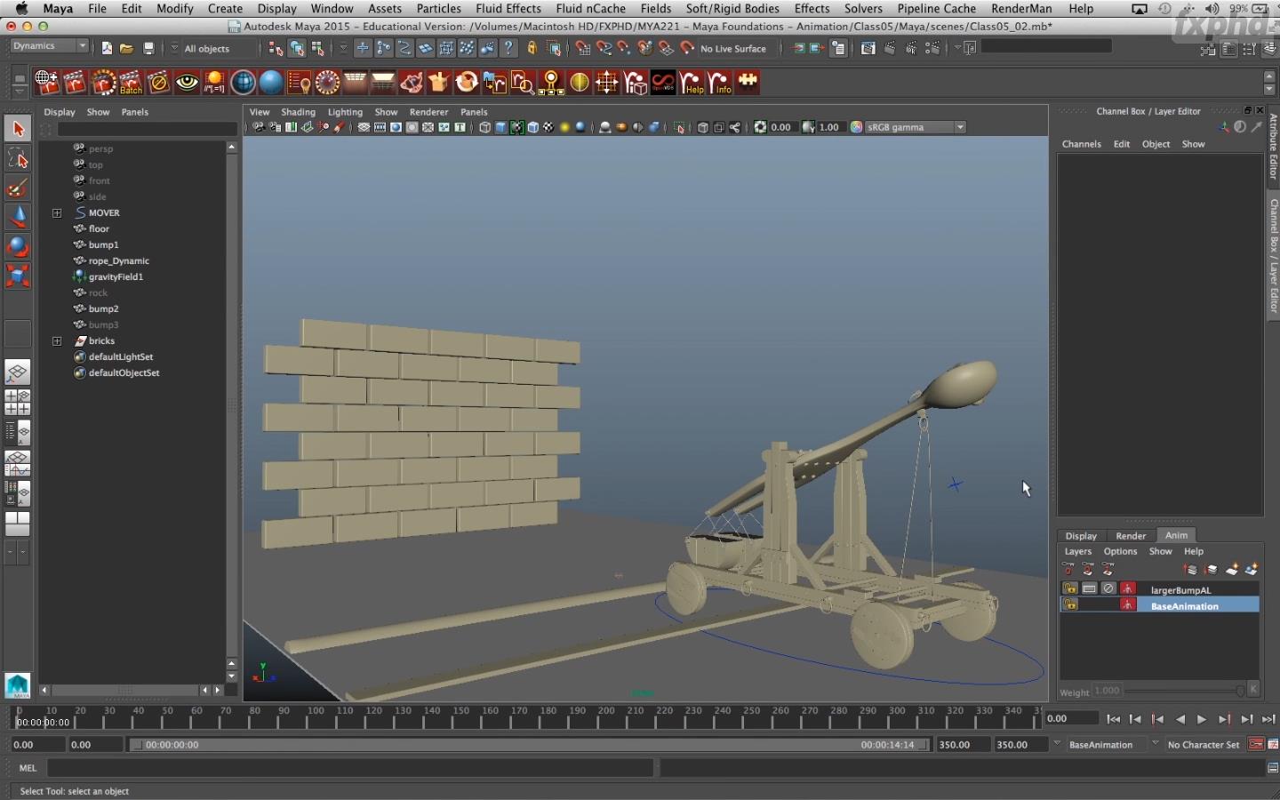 fxphd - Maya Foundations: Animation