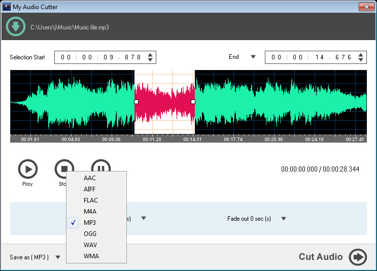 My Audio Cutter 1.2