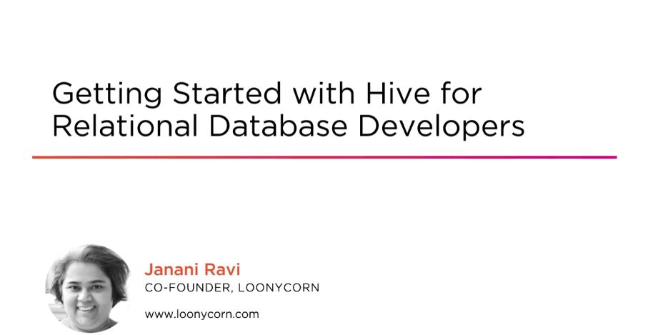 Getting Started with Hive for Relational Database Developers