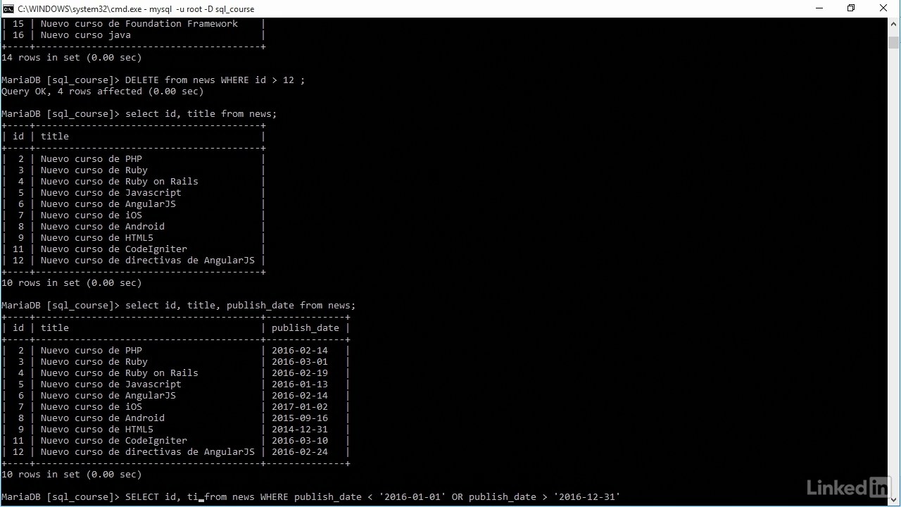 Fundamentos de SQL