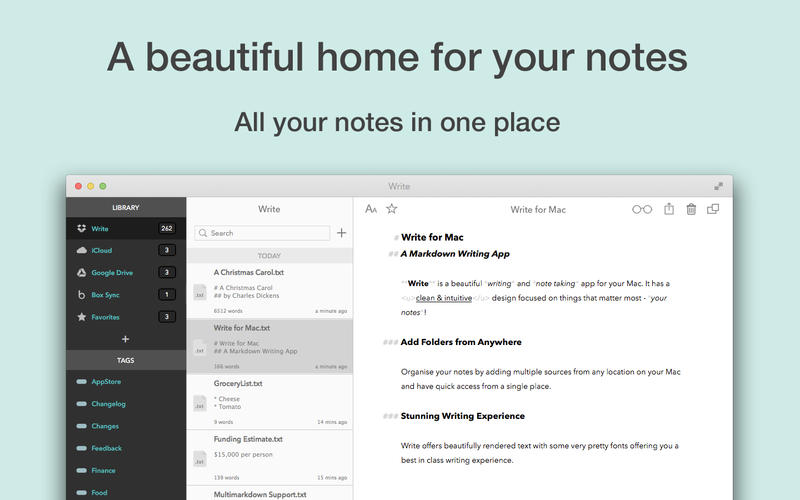 Write 1.1.6 Mac OS X