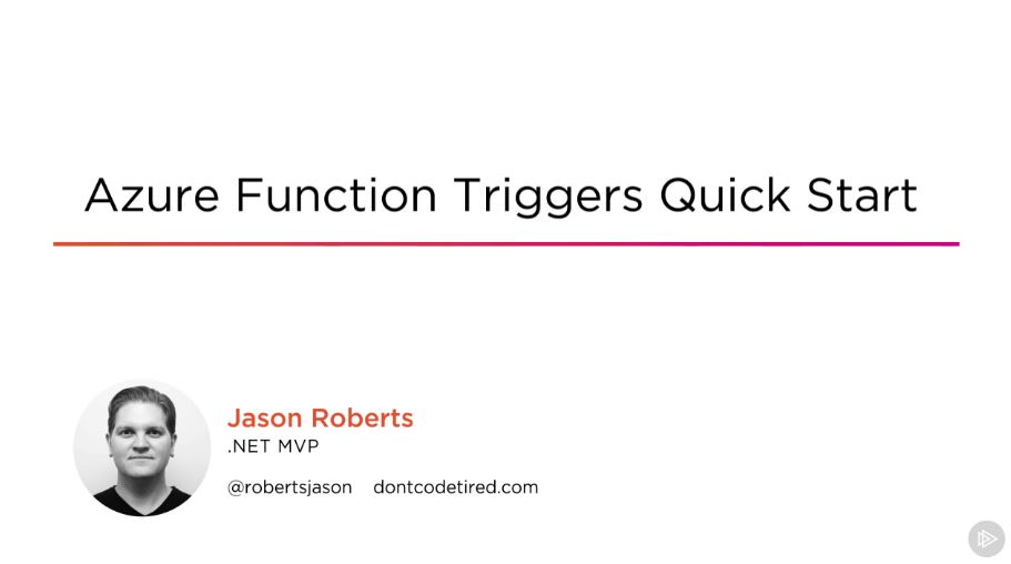 Azure Function Triggers Quick Start