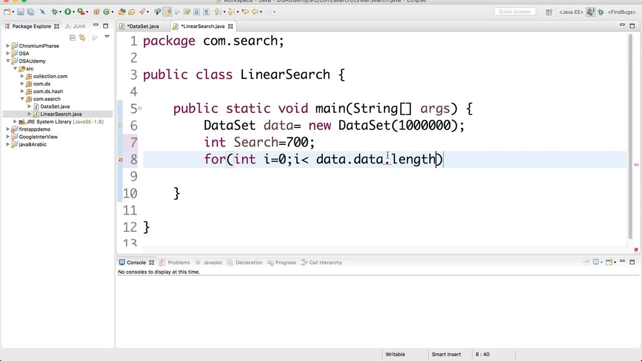 Data Structure and Algorithms Analysis - Job Interview