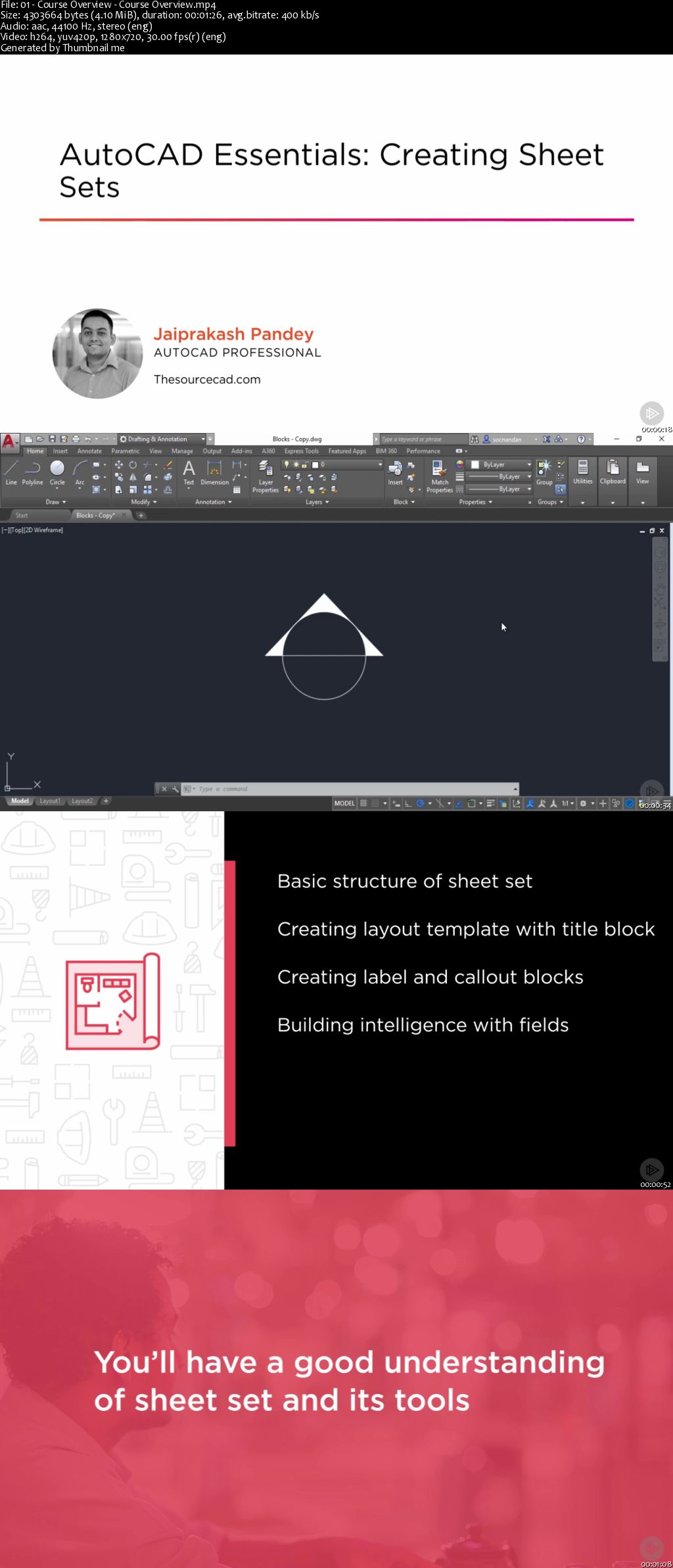 AutoCAD Essentials: Creating Sheet Sets (2017)