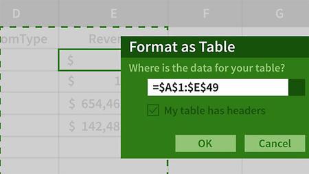 Lynda - Creating a Basic Dashboard in Excel 2016