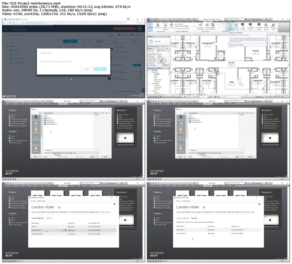 Lynda - Revit Worksharing: Collaboration for Revit (C4R)