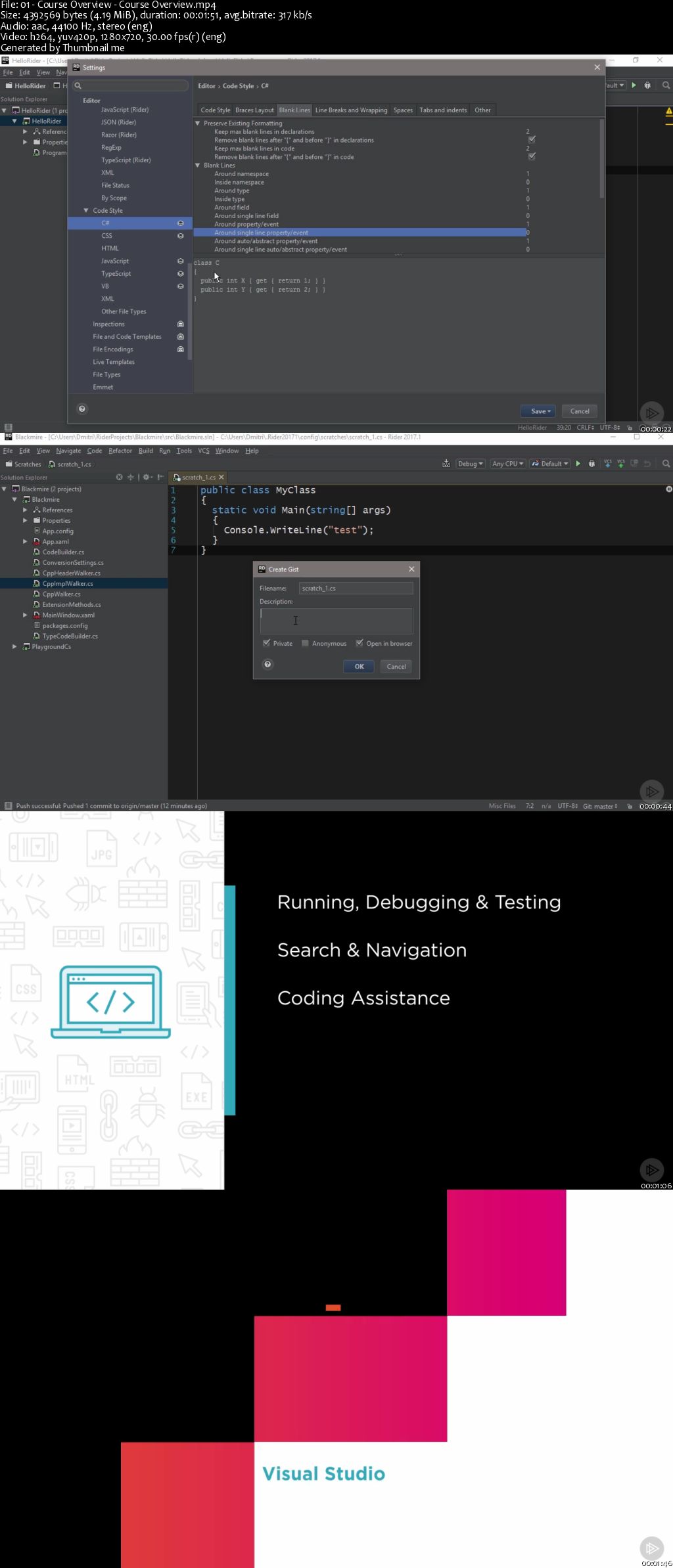 Cross-platform C# Programming with JetBrains' Rider