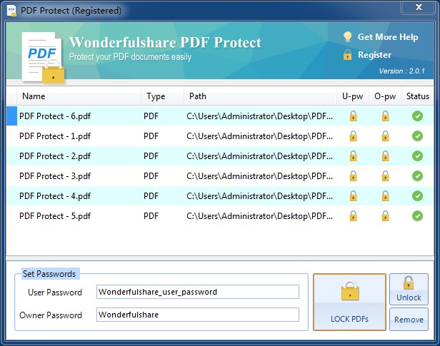 Wonderfulshare PDF Secure 2.0.1