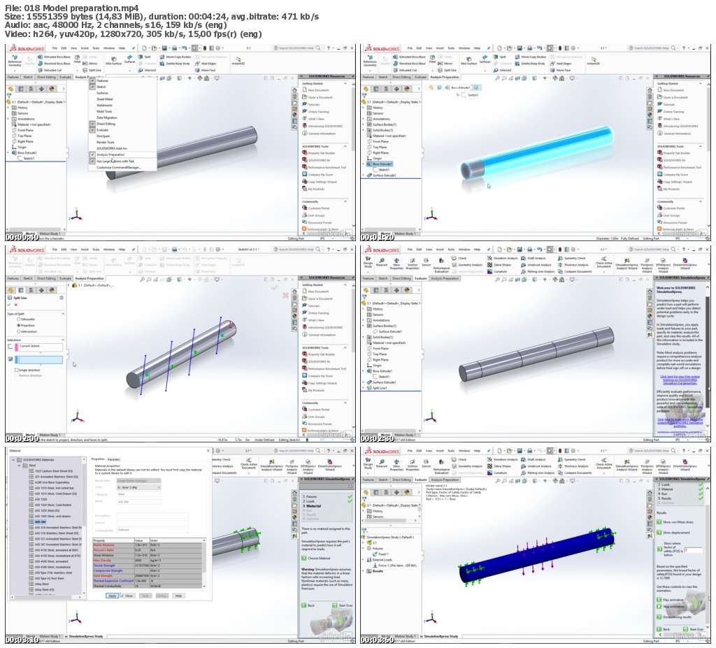 Lynda - SOLIDWORKS SimulationXpress