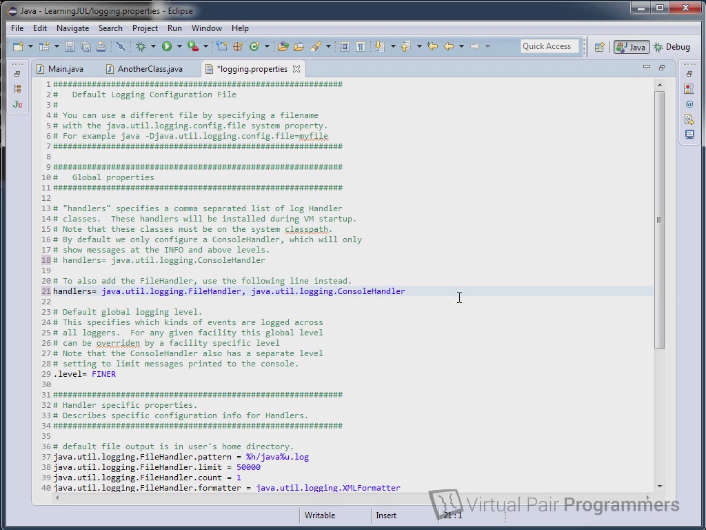 Virtual Pair Programmers - Java Advanced Topics