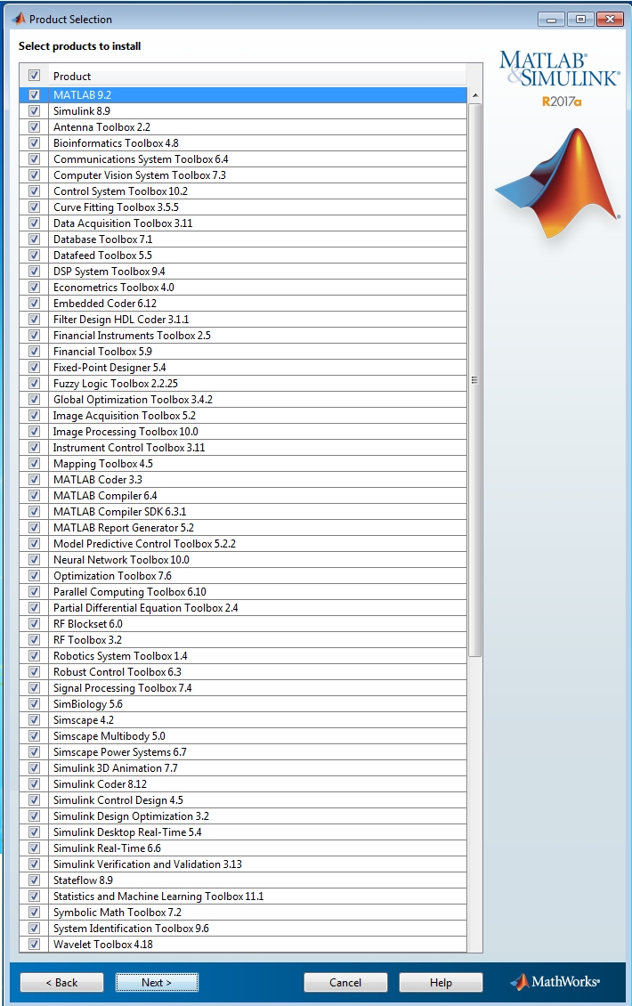 MathWorks MATLAB R2017a