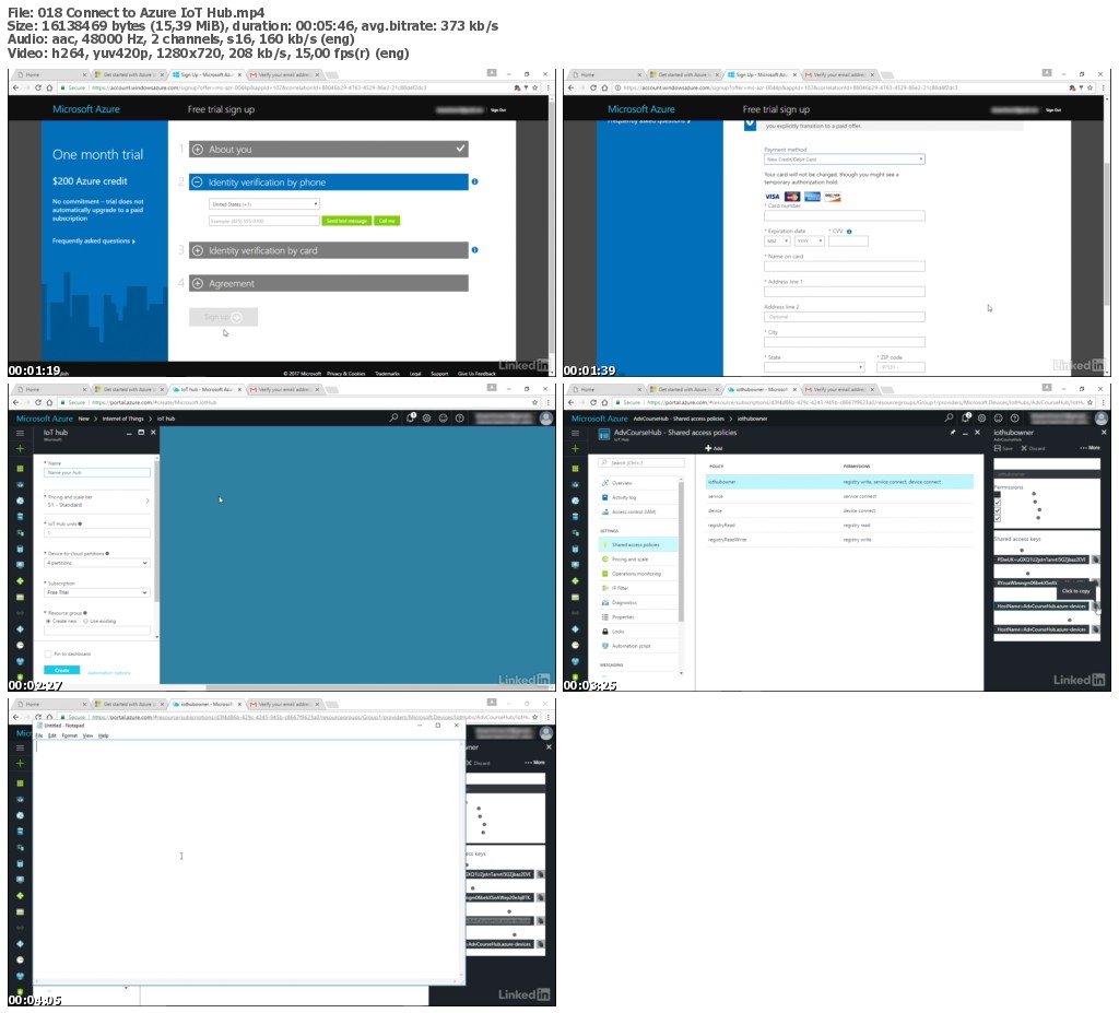 Lynda - IoT Development with Windows 10 IoT Core 2: Enabling the Cloud and Security