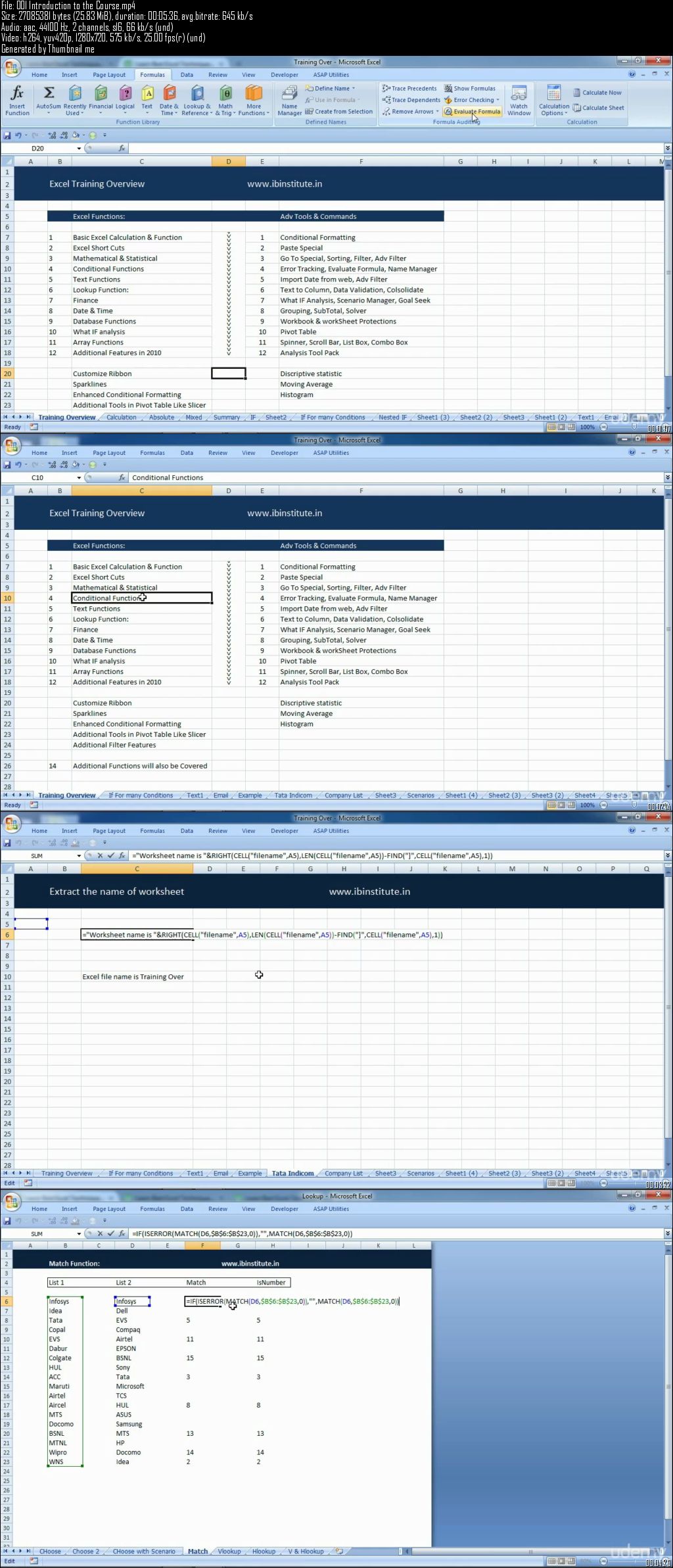 MS Excel Advance Training: Solve Difficult Problems