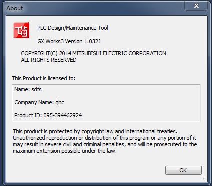 GX Works3 version 1.032J