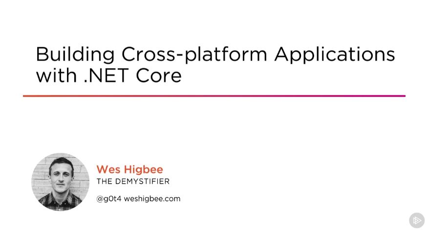 Building Cross-platform Applications with .NET Core