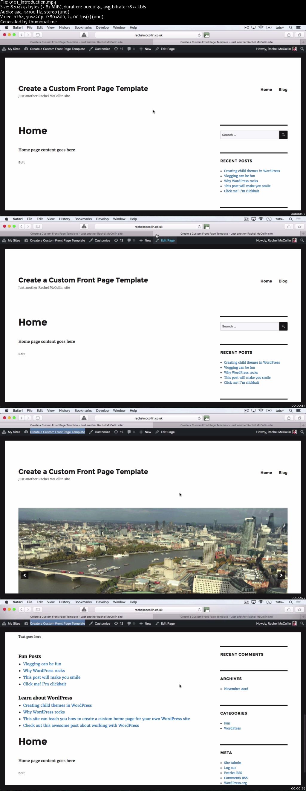 Create a Custom Front Page With a WordPress Theme Template