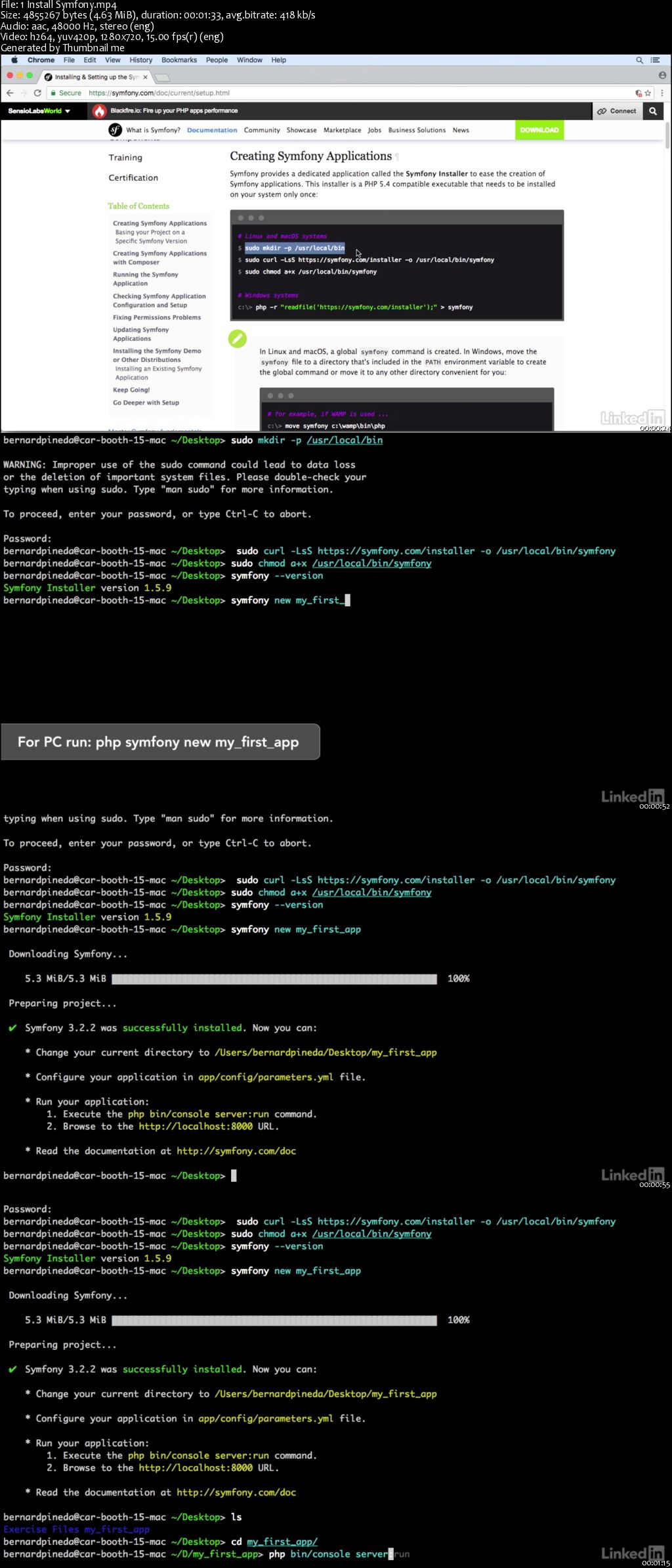 Learning Symfony 3