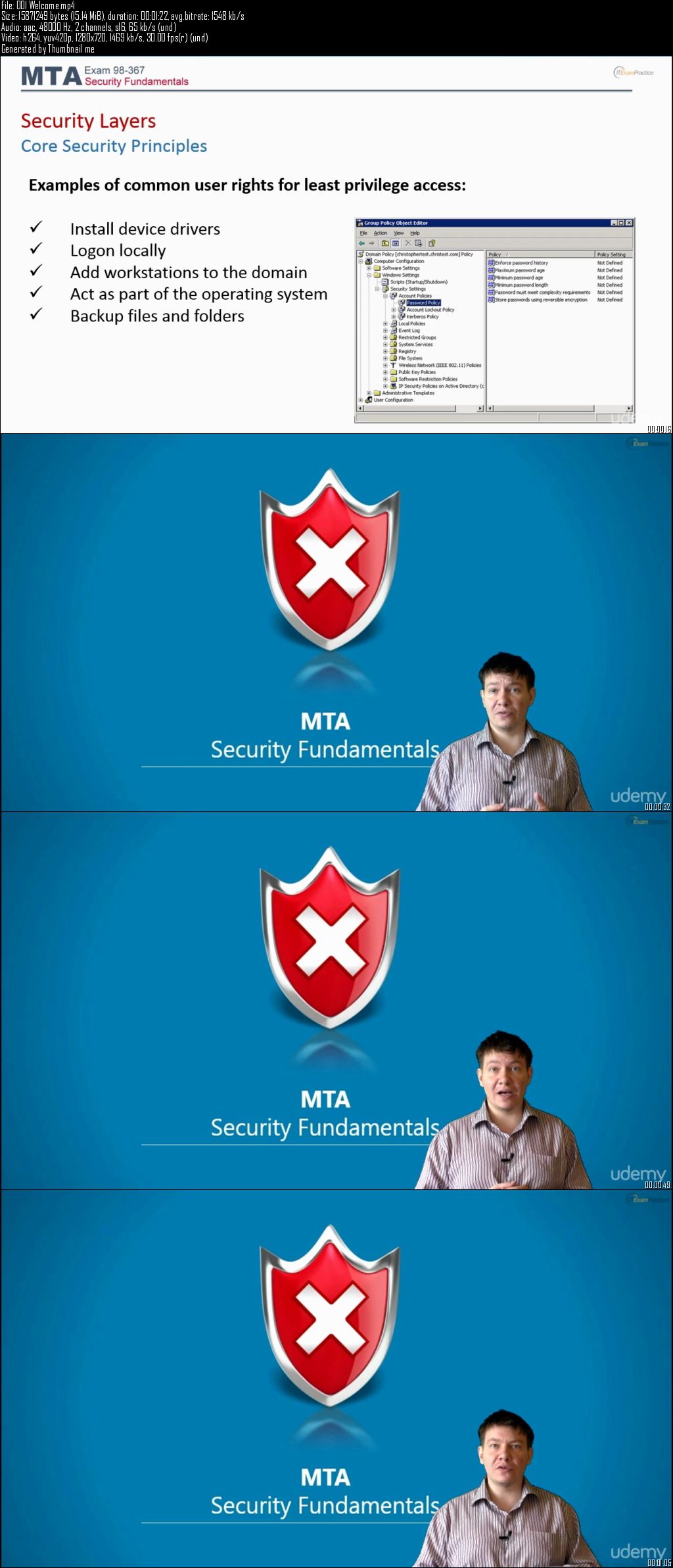 Microsoft MTA Security Fundamentals: 98-367