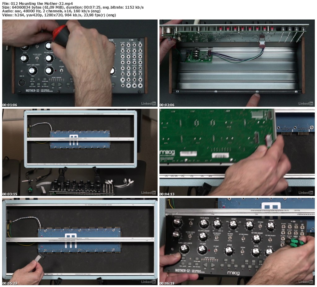 Lynda - Learning Modular Synthesis: Moog Mother-32 Semimodular Synth