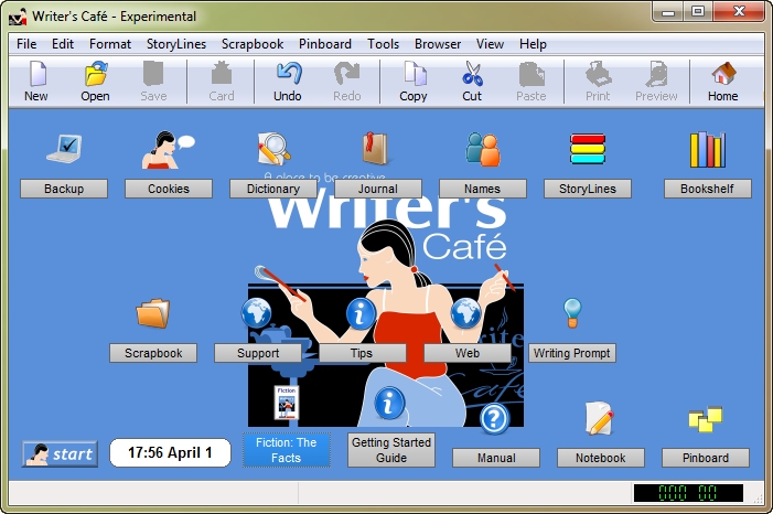 Anthemion Writers Cafe 2.42 + Portable