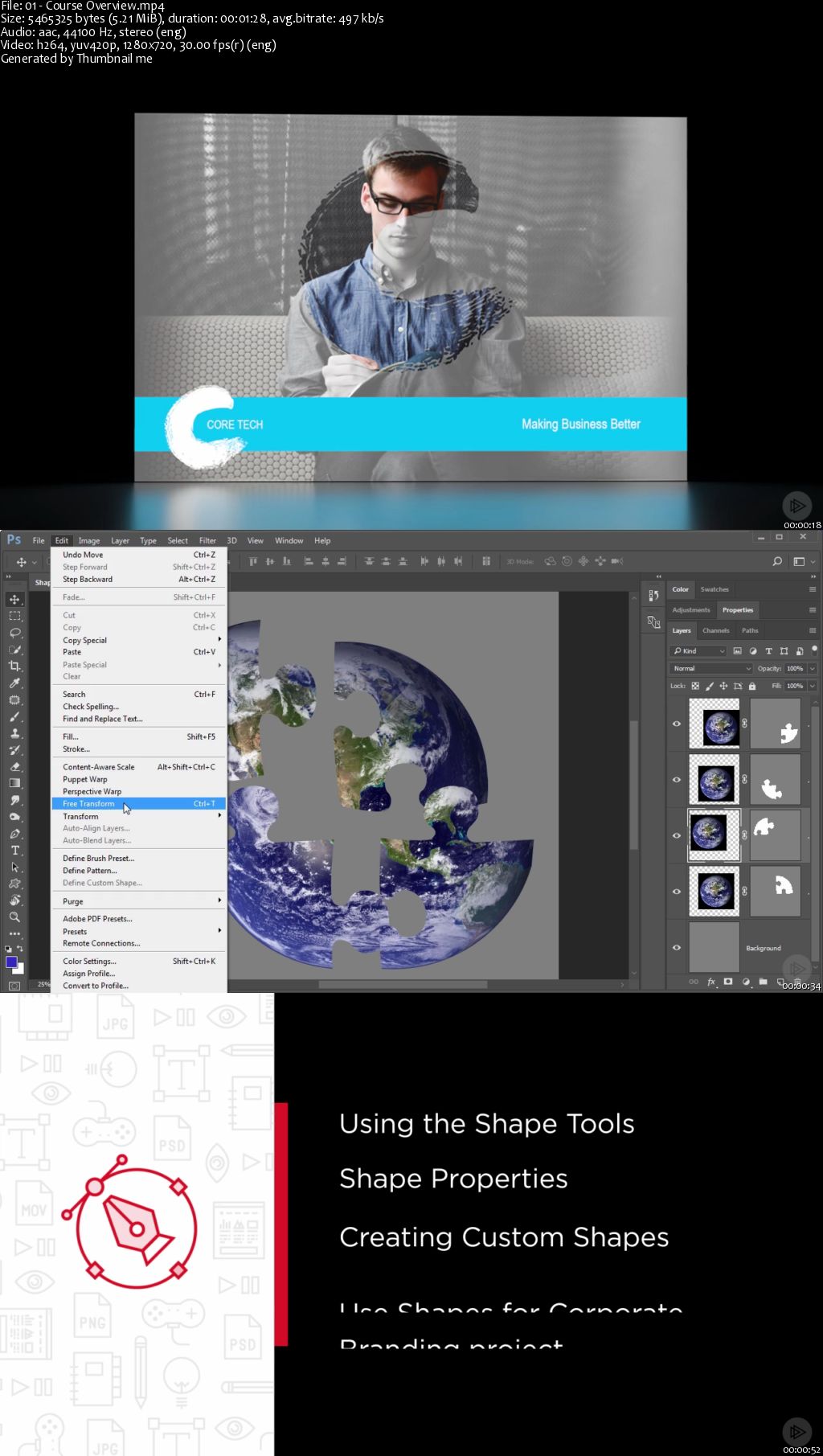 Photoshop CC Working with Shape Tools