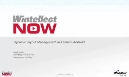 Dynamic Layout Management in Xamarin.Android